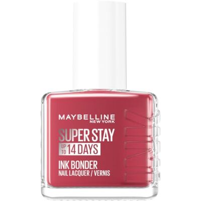 MAYBELLINE New York Superstay Ink Bonder Nail Polish Really Rosy 12 ml Nail Bonding-teknik, stärker skadade naglar 14 dagar, pigmenterade intensiva färger, UV-skydd salong MAYBELLINE New York Superstay Ink Bonder Nail Polish Really Rosy 12 ml Nail Bonding-teknik, stärker skadade naglar 14 dagar, pigmenterade intensiva färger, UV-skydd salong