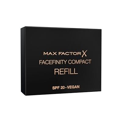 Max Factor Facefinity COMPACT Foundation Refill Warm Porslin 031, påfyllning, för en matt finish med upp till 24 timmar stöd, vegansk Max Factor Facefinity COMPACT Foundation Refill Warm Porslin 031, påfyllning, för en matt finish med upp till 24 timmar stöd, vegansk