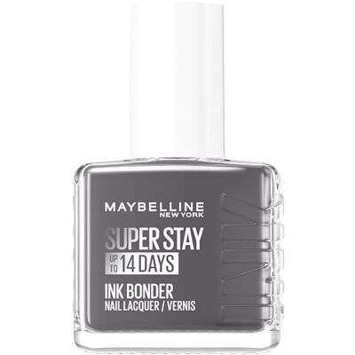 MAYBELLINE New York långvarigt färgat nagellack intensiva och pigmenterade färger stärker skadade naglar Superstay Ink Bonder nyans: Skyline Steel 942-12 ml MAYBELLINE New York långvarigt färgat nagellack intensiva och pigmenterade färger stärker skadade naglar Superstay Ink Bonder nyans: Skyline Steel 942-12 ml