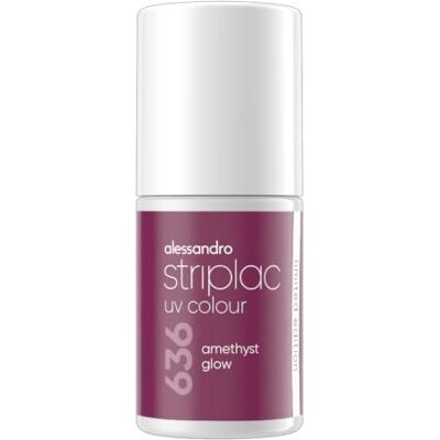 alessandro Striplac Peel-Off UV-gel nagellack, ametist Glow 6,5 ml alessandro Striplac Peel-Off UV-gel nagellack, ametist Glow 6,5 ml