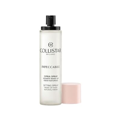 Collistar Felfri Make Up Spray Fixing Spray, Lång Täthet, Fuktgivande Åtgärder Uppfriskande, Vattentät, Matt Finish, 10 ml Collistar Felfri Make Up Spray Fixing Spray, Lång Täthet, Fuktgivande Åtgärder Uppfriskande, Vattentät, Matt Finish, 10 ml