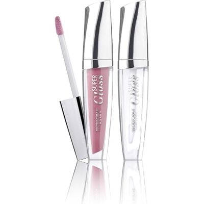 DEBORAH Milano – Superglans läppglans sminkset, N.03 rosa och N.01 Transparent, volymgivande och glänsande läppglans med hyaluronsyra, mjuka läppar, slipade och fuktade, 4,5 g DEBORAH Milano – Superglans läppglans sminkset, N.03 rosa och N.01 Transparent, volymgivande och glänsande läppglans med hyaluronsyra, mjuka läppar, slipade och fuktade, 4,5 g