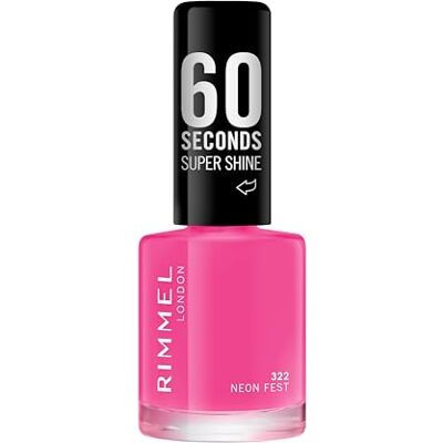 Rimmel London Rita Ora 60 sekunder superglans nagellack, förpackningen kan variera, neonfest, 8 ml (paket med 1) Rimmel London Rita Ora 60 sekunder superglans nagellack, förpackningen kan variera, neonfest, 8 ml (paket med 1)
