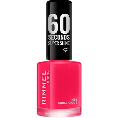 Rimmel London Rimmel 60 sekunder Super Shine nagellack 8 ml, koralicious Rimmel London Rimmel 60 sekunder Super Shine nagellack 8 ml, koralicious