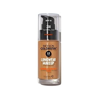 REVLON Colorstay Foundation För Mix/Fet Hud Spf15 30ml (Naturlig Solbränna) REVLON Colorstay Foundation För Mix/Fet Hud Spf15 30ml (Naturlig Solbränna)