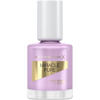 Max Factor Miracle Pure Nail, slitstarkt, snabbtorkande nagellack med vegansk formula, Serene Amethyst, 12 ml Max Factor Miracle Pure Nail, slitstarkt, snabbtorkande nagellack med vegansk formula, Serene Amethyst, 12 ml