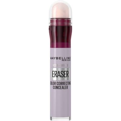 MAYBELLINE New York Instant Anti-Age Raderare Color Corrector Concealer, ultra-enkel färgkorrigering för en jämn hy, lila, 6,8 ml MAYBELLINE New York Instant Anti-Age Raderare Color Corrector Concealer, ultra-enkel färgkorrigering för en jämn hy, lila, 6,8 ml