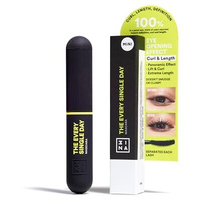 3ina MAKEUP The Every Single Day Mascara (mini) svart Volumizing och förlängande Lång livslängd Mascara lämplig för känsliga ögon Vegan Cruelty Free 3ina MAKEUP The Every Single Day Mascara (mini) svart Volumizing och förlängande Lång livslängd Mascara lämplig för känsliga ögon Vegan Cruelty Free