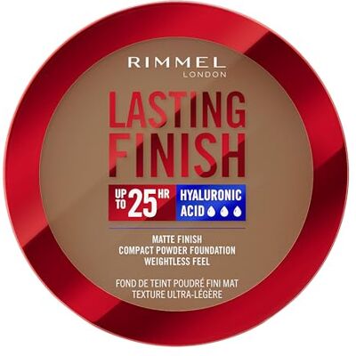 Rimmel London , Lasting Finish, 004 Varm kanel, kompakt foundation, mjuk fokus, matt finish, total täckning, SPF20, vegansk formel, 7 g Rimmel London , Lasting Finish, 004 Varm kanel, kompakt foundation, mjuk fokus, matt finish, total täckning, SPF20, vegansk formel, 7 g