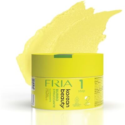 Fria Korean Beauty Upplysande Makeup Smör med Yuzu och C-vitamin, Tar bort vattentät smink, testad på känsliga ögon och hud, skonsam mot ögon och ögonfransar, 80 ml förpackning Fria Korean Beauty Upplysande Makeup Smör med Yuzu och C-vitamin, Tar bort vattentät smink, testad på känsliga ögon och hud, skonsam mot ögon och ögonfransar, 80 ml förpackning