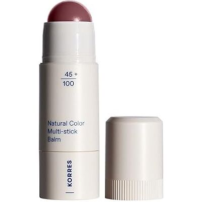 Korres Natural Color Multistick Balm Vintage Rose 23, för en fräsch, strålande glans, för kinder och läppar, lätt att blanda och perfekt för resor, vegansk 4,5 g Korres Natural Color Multistick Balm Vintage Rose 23, för en fräsch, strålande glans, för kinder och läppar, lätt att blanda och perfekt för resor, vegansk 4,5 g