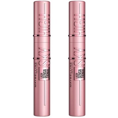 MAYBELLINE New York, Pack Makeup Duo: x2 Mascara Lash Sensational Sky High, svart ton MAYBELLINE New York, Pack Makeup Duo: x2 Mascara Lash Sensational Sky High, svart ton