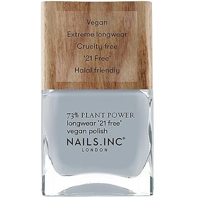 Nails Inc – FRESH AIR DON'T CARE Plant Power veganskt nagellack – 73% plantbas, 100% vegansk och djurförsöksfri – perfekt manikyr, mild grå – för miljömedveten nagelkonst Nails Inc – FRESH AIR DON'T CARE Plant Power veganskt nagellack – 73% plantbas, 100% vegansk och djurförsöksfri – perfekt manikyr, mild grå – för miljömedveten nagelkonst