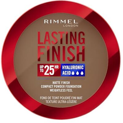 Rimmel London , Varaktig finish, 15 varm kokosnöt, kompakt foundation, mjuk fokus, matt finish, total täckning, SPF20, vegansk formel, 7 g Rimmel London , Varaktig finish, 15 varm kokosnöt, kompakt foundation, mjuk fokus, matt finish, total täckning, SPF20, vegansk formel, 7 g