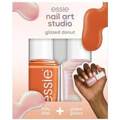 essie nail art studio set glazed donut (nagellack 824 frilly lilies, specialeffects nagellack 17 gälld galax) essie nail art studio set glazed donut (nagellack 824 frilly lilies, specialeffects nagellack 17 gälld galax)