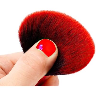 My Pet Elephant Generic 8SNQ, 10-bit syntetisk primer concealer puder rouge ögonskugga-ögonbryn-läpp-sminkborste set (röd), akryl My Pet Elephant Generic 8SNQ, 10-bit syntetisk primer concealer puder rouge ögonskugga-ögonbryn-läpp-sminkborste set (röd), akryl