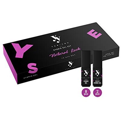 Yes!You YES! YOU UV nagellack naken färger gel nagellack set 10 stycken shellack naken beige klassiska färger topplack baslack kit gel naglar färger 8 + 2 stycken, 45 g Yes!You YES! YOU UV nagellack naken färger gel nagellack set 10 stycken shellack naken beige klassiska färger topplack baslack kit gel naglar färger 8 + 2 stycken, 45 g