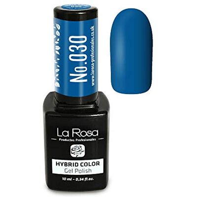 La Rosa UV LED hybridfärg gel nagellack, 10 ml, nummer 030 La Rosa UV LED hybridfärg gel nagellack, 10 ml, nummer 030