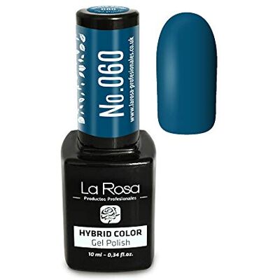 La Rosa UV LED hybridfärg gel nagellack, 10 ml, nummer 060 La Rosa UV LED hybridfärg gel nagellack, 10 ml, nummer 060