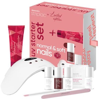 alessandro Striplac Peel off UV nagellack startset normal & soft nails Winter Edition – med LED-lampa alessandro Striplac Peel off UV nagellack startset normal & soft nails Winter Edition – med LED-lampa