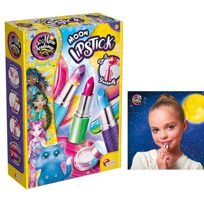 Liscianigiochi Lisciani MOON ACADEMY Måne läppstift Läppstiftstillverkningskit för barn i åldern 7 och äldre Termokromiskt smink Läppstift Kosmetisk aktivitet Presentidé Liscianigiochi Lisciani MOON ACADEMY Måne läppstift Läppstiftstillverkningskit för barn i åldern 7 och äldre Termokromiskt smink Läppstift Kosmetisk aktivitet Presentidé