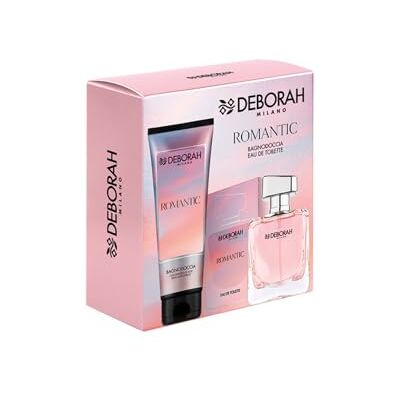 DEBORAH Milano Romantiskt presentset för kvinnor, inkluderar Eau de Toilette 100 ml och duschkräm, 250 ml DEBORAH Milano Romantiskt presentset för kvinnor, inkluderar Eau de Toilette 100 ml och duschkräm, 250 ml