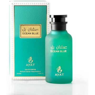 AYAT PERFUMES Eau de Parfum 100 ml Dubai doft för män och kvinnor parfym för kvinnor och män idealiska gåvor (havsblå) AYAT PERFUMES Eau de Parfum 100 ml Dubai doft för män och kvinnor parfym för kvinnor och män idealiska gåvor (havsblå)