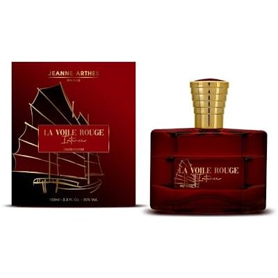 Jeanne Arthes Parfym Homme La voile Rouge Intense Eau de parfum sprayflaska 100 ml tillverkad i Frankrike med Grasse Jeanne Arthes Parfym Homme La voile Rouge Intense Eau de parfum sprayflaska 100 ml tillverkad i Frankrike med Grasse