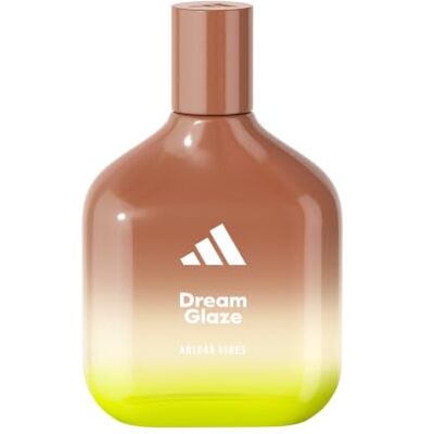 adidas Vibes Dream Glaze Eau de Parfum Unisex Långvarig bärnstensfärgad sportparfym, mörk choklad, pralin och vanilj noter, 98 ml adidas Vibes Dream Glaze Eau de Parfum Unisex Långvarig bärnstensfärgad sportparfym, mörk choklad, pralin och vanilj noter, 98 ml