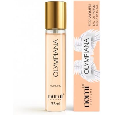 NOMI PERFUME för kvinnor, 33 ml, OLYMPIANA Eau de Parfum, för alla tillfällen, feminina parfymer presentidé NOMI PERFUME för kvinnor, 33 ml, OLYMPIANA Eau de Parfum, för alla tillfällen, feminina parfymer presentidé