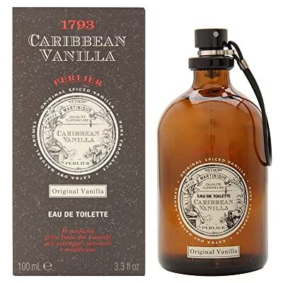Perlier , linje "Caribbean Vanilla" – Eau De Toilette – doften av karibisk vanilj – glasflaska 100 ml Perlier , linje "Caribbean Vanilla" – Eau De Toilette – doften av karibisk vanilj – glasflaska 100 ml