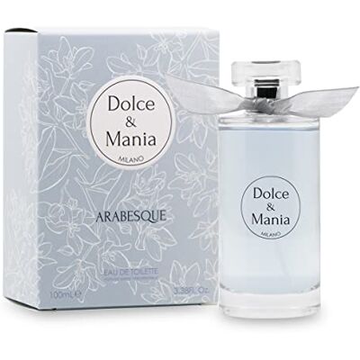 DIAMOND INTERNATIONAL DOLCE & MANIA Arabesque Eau de Toilette Damparfym med en perfekt balans mellan friskhet och sötma, tillverkad i Italien, 100 ml DIAMOND INTERNATIONAL DOLCE & MANIA Arabesque Eau de Toilette Damparfym med en perfekt balans mellan friskhet och sötma, tillverkad i Italien, 100 ml