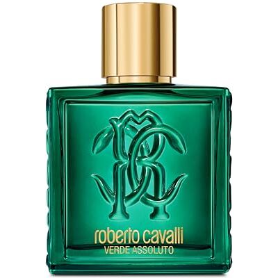 Roberto Cavalli Uomo Verde Assoluto, Eau de Parfum för Män, Kryddig och Träig Doft, 100 ml Roberto Cavalli Uomo Verde Assoluto, Eau de Parfum för Män, Kryddig och Träig Doft, 100 ml