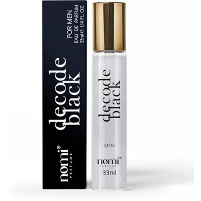 NOMI PERFUME för män, 33 ml, (DECODE BLACK) Eau de Parfum med 20% doftoljor, parfym för förare och bil NOMI PERFUME för män, 33 ml, (DECODE BLACK) Eau de Parfum med 20% doftoljor, parfym för förare och bil