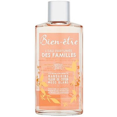 Bien-Etre Bia ✪tre L'Eau Parfumée av familjen, parfymerat vatten, noter av mandarin, bomullsblomma och vit mysk, 250 ml Bien-Etre Bia ✪tre L'Eau Parfumée av familjen, parfymerat vatten, noter av mandarin, bomullsblomma och vit mysk, 250 ml