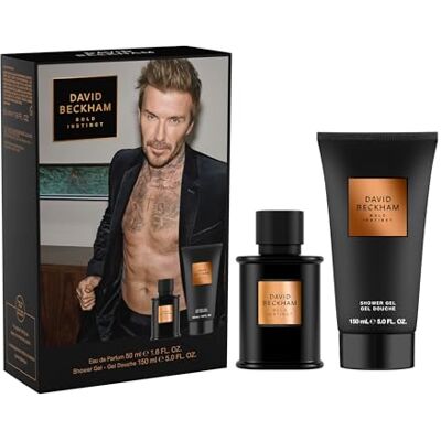 DAVID BECKHAM , Presentlåda för Lui Bold Instinct med Eau de Parfum och duschskum, charmig, trä, 50 ml och 150 ml DAVID BECKHAM , Presentlåda för Lui Bold Instinct med Eau de Parfum och duschskum, charmig, trä, 50 ml och 150 ml