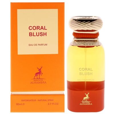 Maison Alhambra Coral Blush (Bright Peach) Eau de Parfum 80ml Maison Alhambra Coral Blush (Bright Peach) Eau de Parfum 80ml