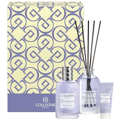 Collistar Fig och glycin, presentförpackning för kvinnor, Eau de Toilette 100 ml, flytande kroppssmör 50 ml, rumsdoft 100 ml, medelhavsdoft Collistar Fig och glycin, presentförpackning för kvinnor, Eau de Toilette 100 ml, flytande kroppssmör 50 ml, rumsdoft 100 ml, medelhavsdoft