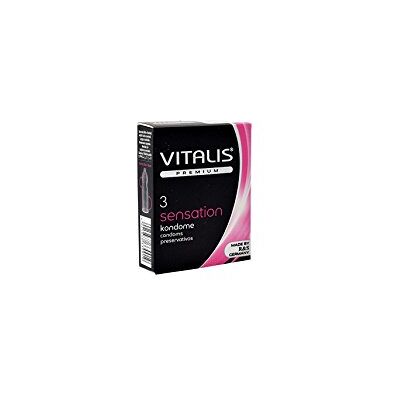 VITALIS Premiumsensation – 3 kondomer med 3-i-1-effekt VITALIS Premiumsensation – 3 kondomer med 3-i-1-effekt