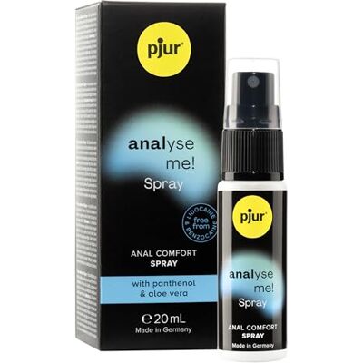 pjur analyse me! Spray För bekvämt analsex pantenol & aloe ökar hudens elasticitet (20ml) pjur analyse me! Spray För bekvämt analsex pantenol & aloe ökar hudens elasticitet (20ml)