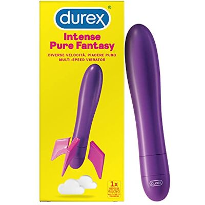 Durex Play Pure Fantasy Vibrator stimulerande för kvinnor, Justerbar hastighet, Vit Durex Play Pure Fantasy Vibrator stimulerande för kvinnor, Justerbar hastighet, Vit