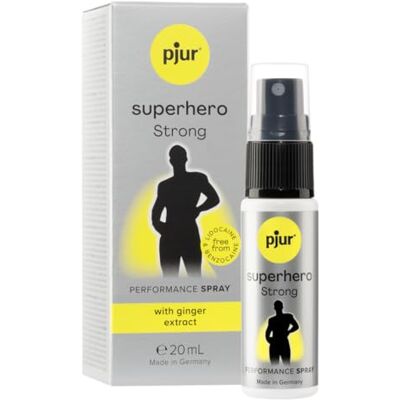 pjur superhero Performance Spray Fördröjningsspray för män minskar känsligheten, utan att bedöva (20ml) pjur superhero Performance Spray Fördröjningsspray för män minskar känsligheten, utan att bedöva (20ml)