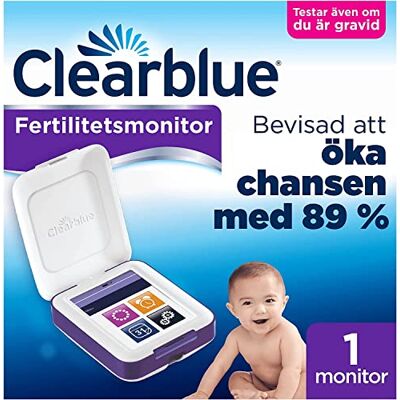 Clearblue Advanced Fertilitetsmonitor Testar För Ägglossning Och Graviditet. Bevisad Att Öka Chansen Att Bli Gravid På Naturlig Väg Med 89%, 1 Pekskärmsmonitor (Teststickor Säljs Separat) Clearblue Advanced Fertilitetsmonitor Testar För Ägglossning Och Graviditet. Bevisad Att Öka Chansen Att Bli Gravid På Naturlig Väg Med 89%, 1 Pekskärmsmonitor (Teststickor Säljs Separat)