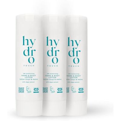 hydro TOUCH ADA Cosmetics hand- och kroppslotion, vegansk med havsmineraler och algextrakt, vitaliserande lotion, närande för ansikte kropp och hud, påfyllningspaket för SMART CARE, Made in Germany 3 hydro TOUCH ADA Cosmetics hand- och kroppslotion, vegansk med havsmineraler och algextrakt, vitaliserande lotion, närande för ansikte kropp och hud, påfyllningspaket för SMART CARE, Made in Germany 3