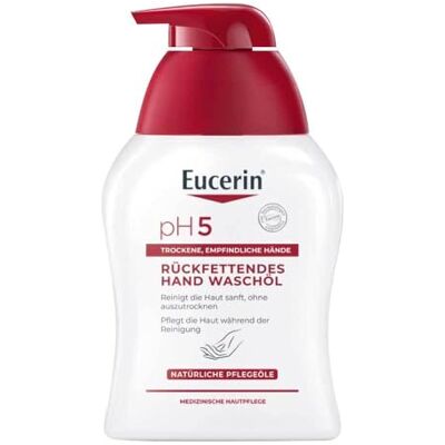Eucerin pH5 handtvättolja för känslig, torr hud, 250 ml olja Eucerin pH5 handtvättolja för känslig, torr hud, 250 ml olja