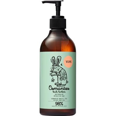 Yope – Naturlig handtvål Osmanthus vitt te närande lugnande fuktgivande med växtextrakt dermatologiskt testad vegansk djurförsöksfri – 500 ml Yope – Naturlig handtvål Osmanthus vitt te närande lugnande fuktgivande med växtextrakt dermatologiskt testad vegansk djurförsöksfri – 500 ml