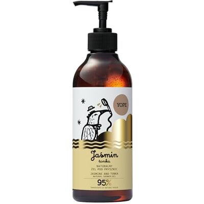 Yope duschgel Jasmin & Tonka, fuktkräm för torr hud, 400 ml Vegan formel, lugnande jasmin vatten, närande tonkafrö extrakt, dermatologiskt testad för känslig hud Yope duschgel Jasmin & Tonka, fuktkräm för torr hud, 400 ml Vegan formel, lugnande jasmin vatten, närande tonkafrö extrakt, dermatologiskt testad för känslig hud