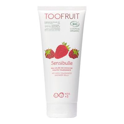TOO FRUIT Toofruit Sensibubble Duschgelé med hög tolerans hallon jordgubb 200 ml TOO FRUIT Toofruit Sensibubble Duschgelé med hög tolerans hallon jordgubb 200 ml