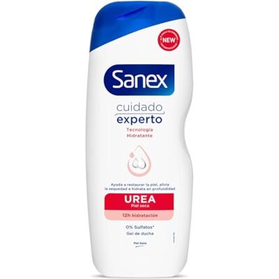Sanex Expert vård duschgel urea 600 ml fuktgivande teknik djup och långvarig hydrering hjälper till att återställa huden lindrar torrhet 12 timmars hydrering Sanex Expert vård duschgel urea 600 ml fuktgivande teknik djup och långvarig hydrering hjälper till att återställa huden lindrar torrhet 12 timmars hydrering