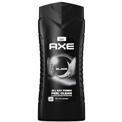 Axe 3-i-1 duschgel & schampo svart XL – bodywash och schampo för kropp, ansikte och hår – 4 stycken Axe 3-i-1 duschgel & schampo svart XL – bodywash och schampo för kropp, ansikte och hår – 4 stycken